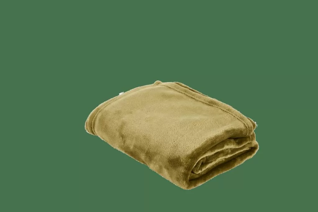 Cheap FLANELLA Manta Verde Mantas
