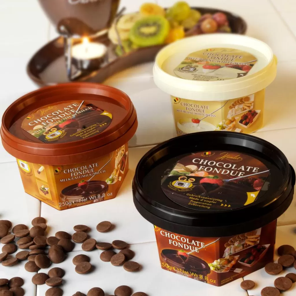 Cheap FONDUE Chocolate Para Fundir Chocolate Con Leche Marrón Claro Alimentos
