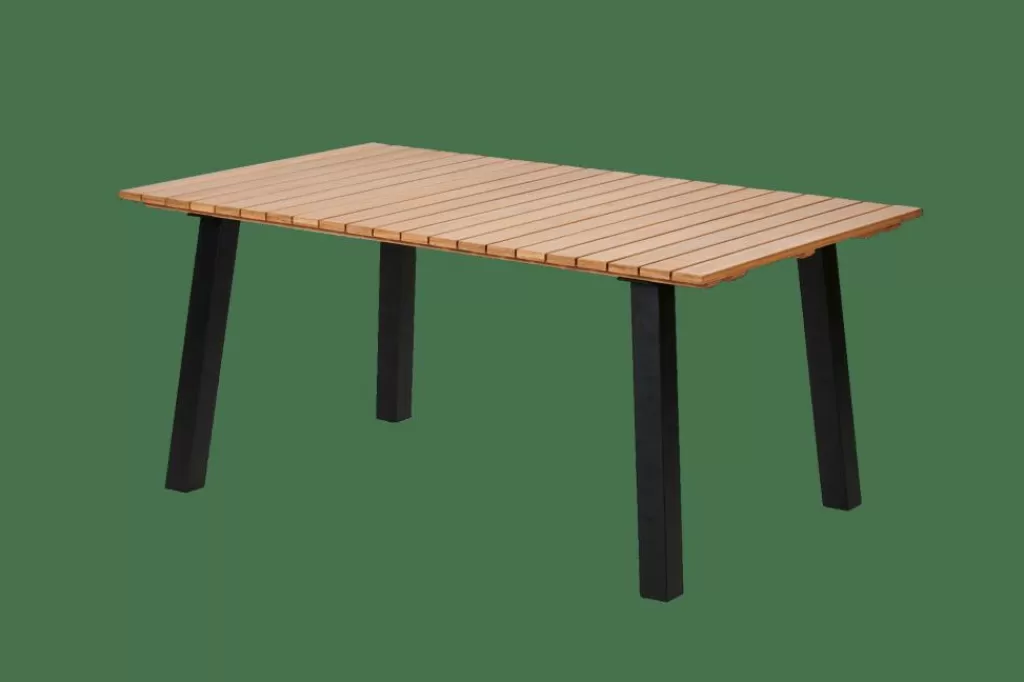 Best FORMAX Mesa De Jardín Con Patas En X Natural/blanco Mesas De Jardín