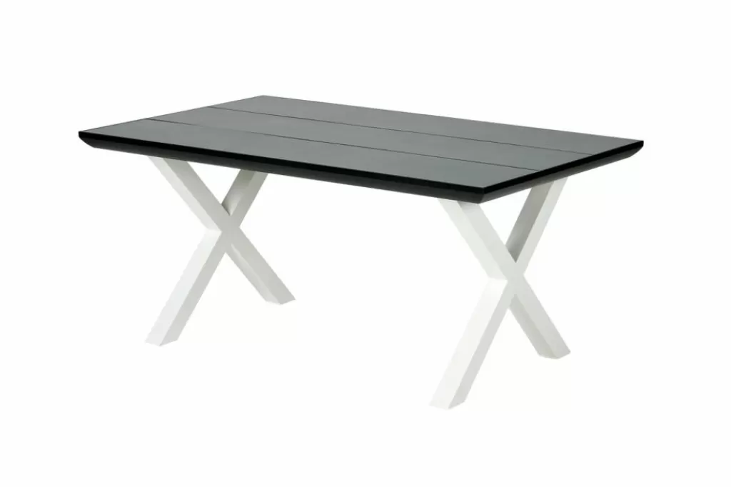 Shop FORMAX Mesa De Jardín Con Patas En X Negro/blanco Mesas De Jardín