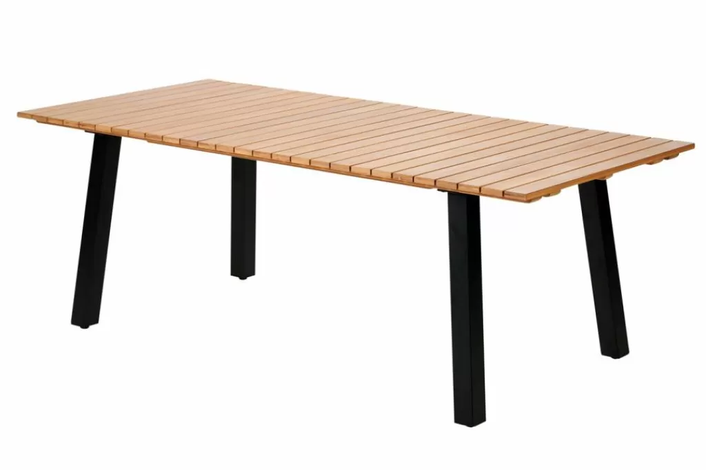 Store FORMAX Mesa De Jardín Con Patas Natural/negro Mesas De Jardín