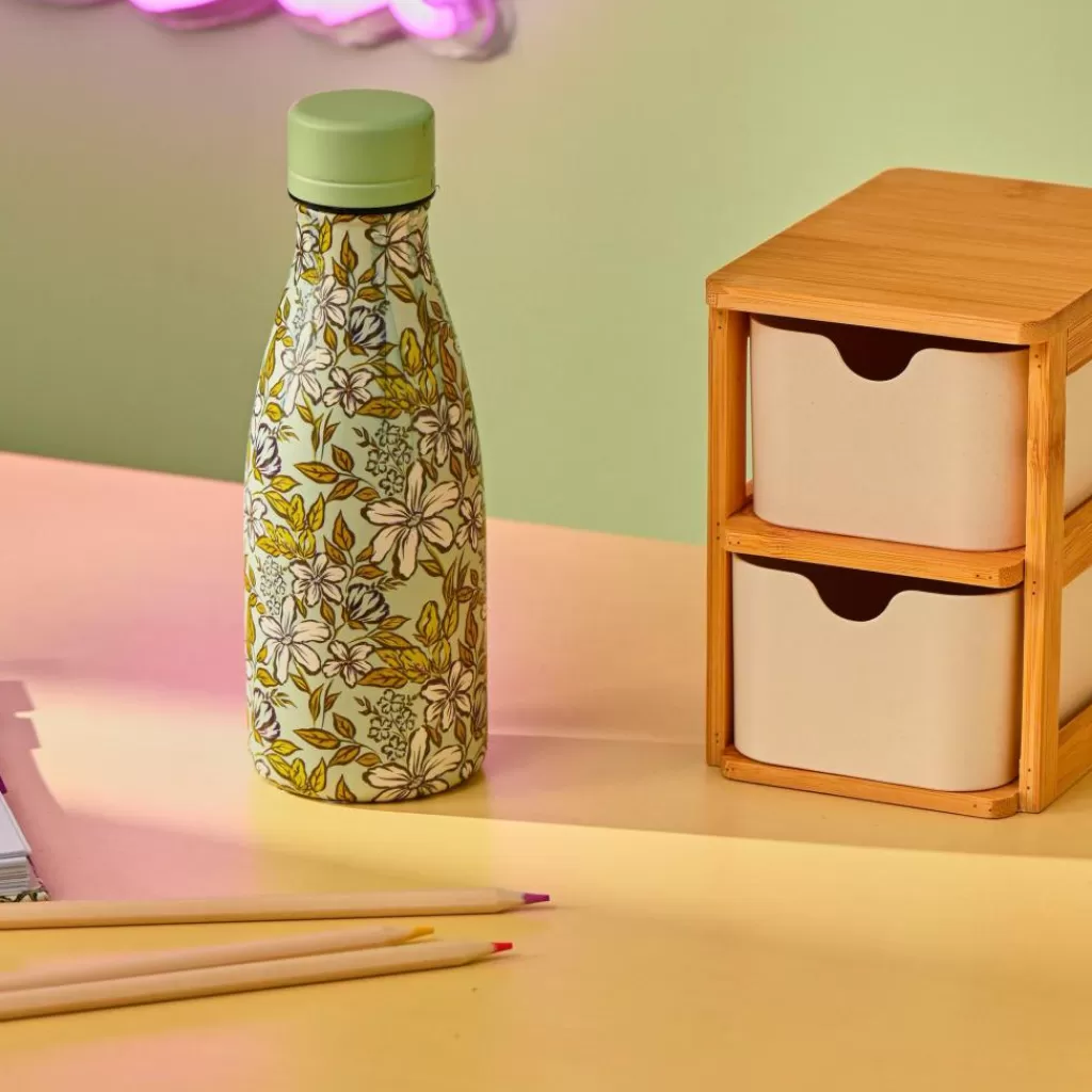 Shop FRESHMOOD Botella Isotérmica 35cl Sea Foam + Estampado Color Sea Foam Botellas De Bebida
