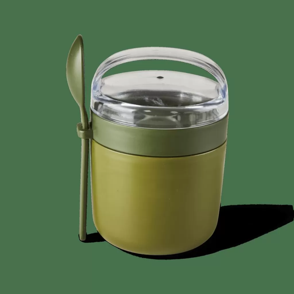Hot FRESHMOOD Tarro De Desayuno 32cl Verde Fiambreras