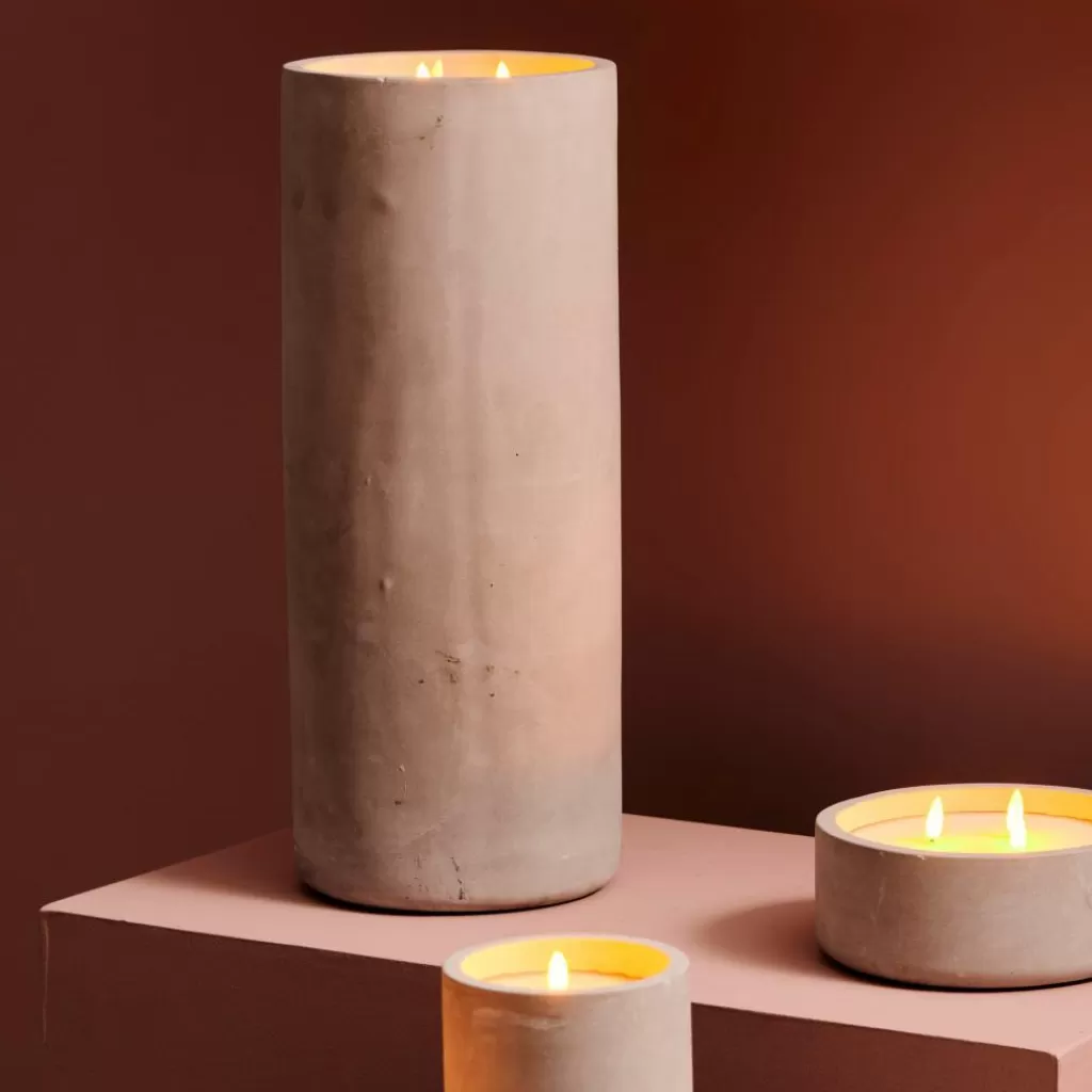 Best FUEGO Vela Led Solar Gris Claro Velas Led | Iluminación Exterior