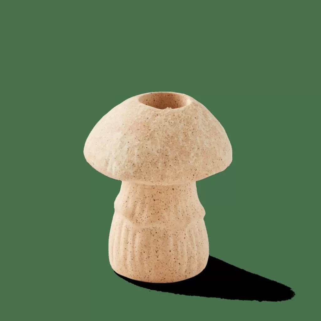 Hot FUNGI Candelabro Beis Candelabros | Otoño
