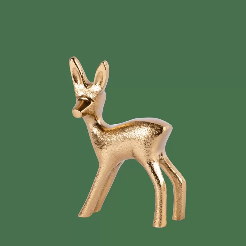 New GOLDY Decorativa Ciervo Dorado Figuras Decorativas