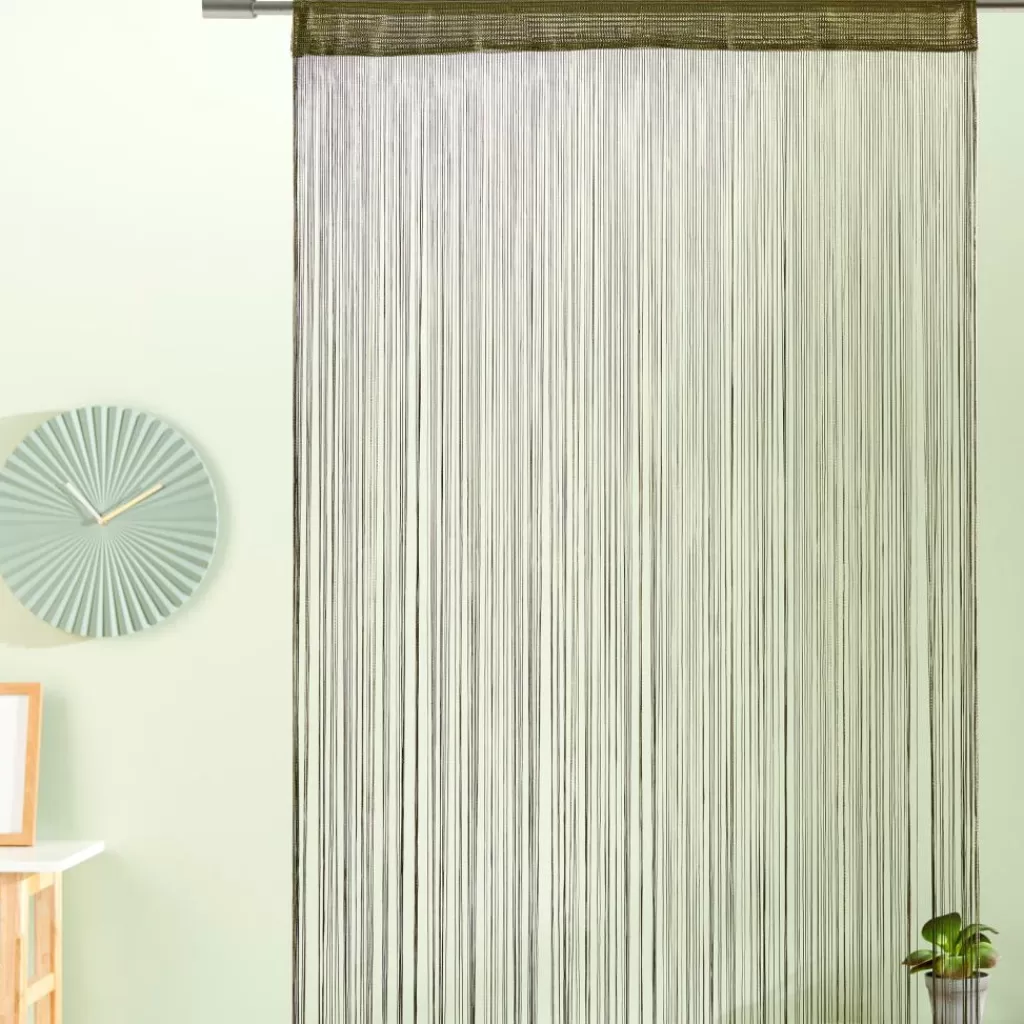 Online GREEN Cortina De Flecos Verde Halloween | Cortinas