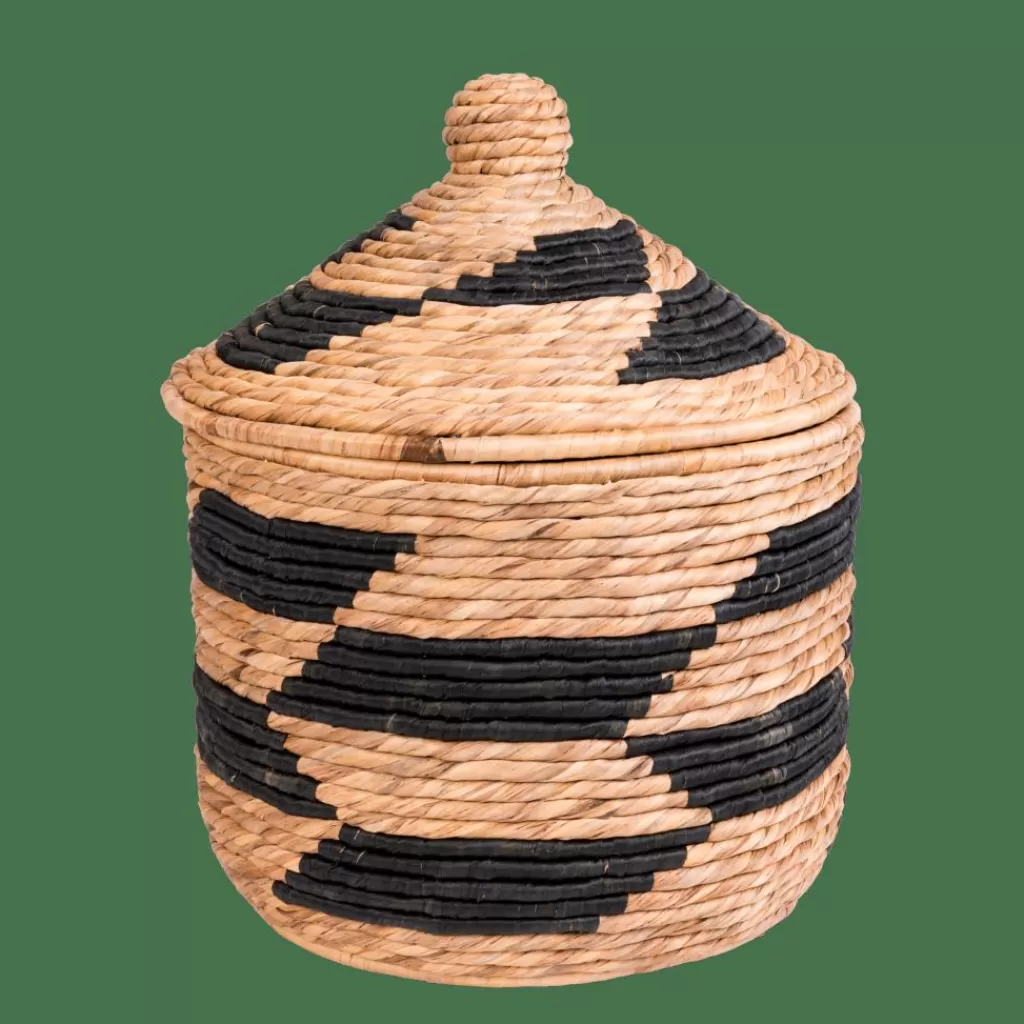 Sale GUATEMALA Cesta Negro, Natural Cestas De Almacenaje