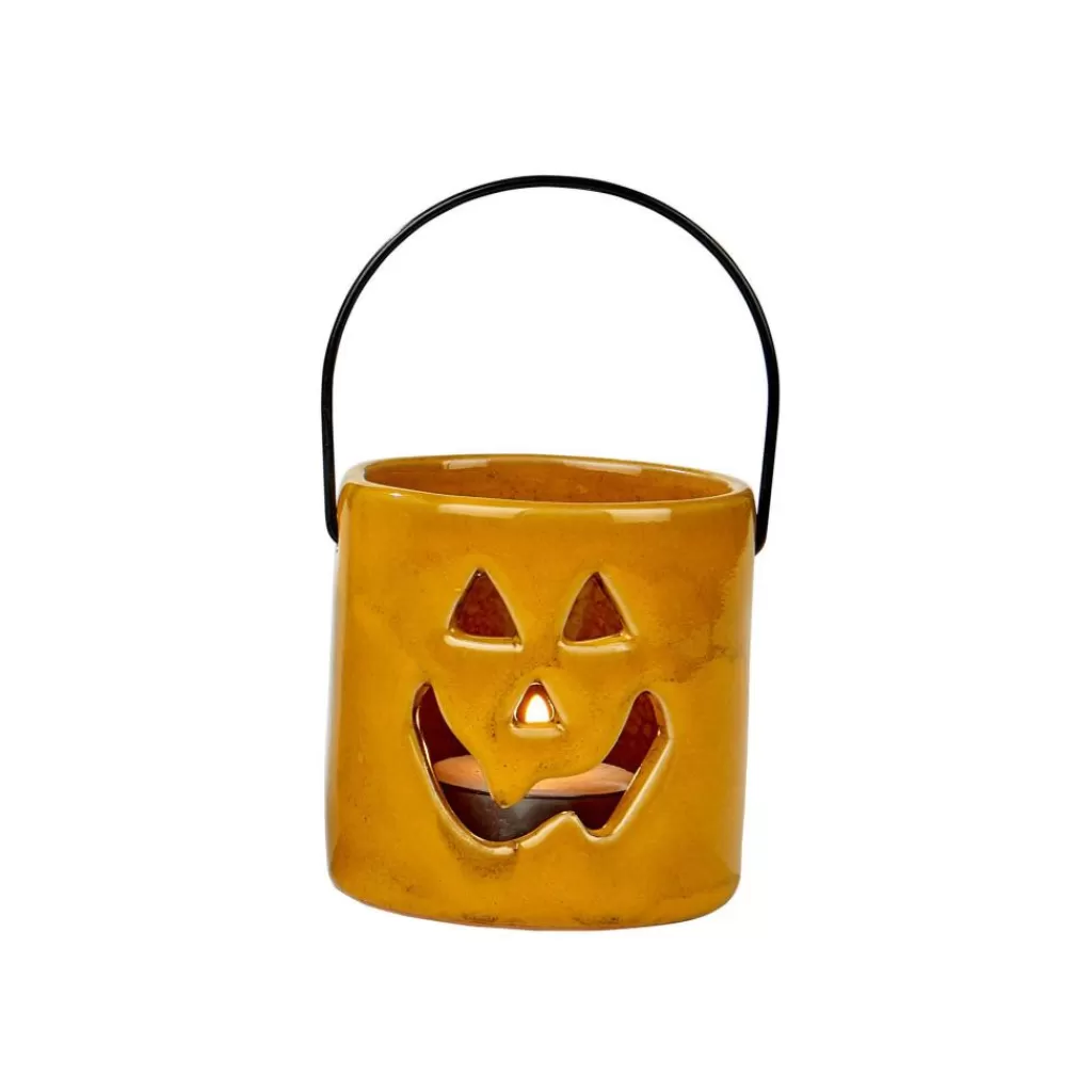 Clearance HALLOWEEN Portavelas Naranja Otoño | Halloween