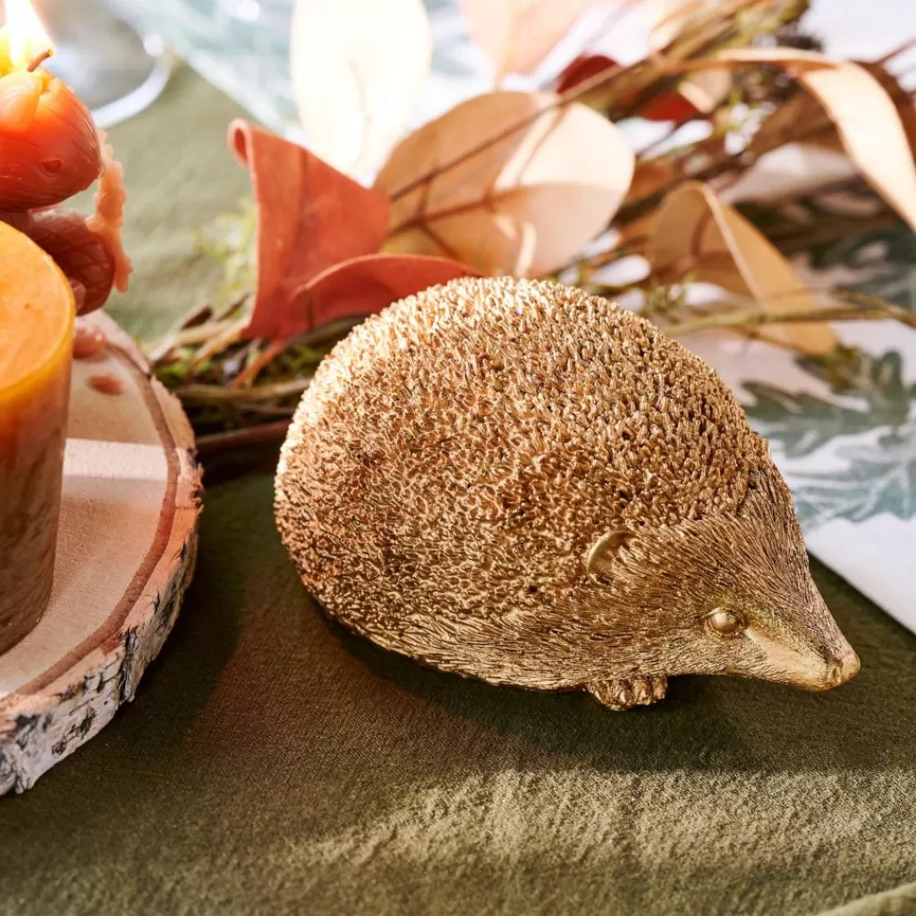 Cheap HEDGEHOG Erizo Dorado Figuras Decorativas