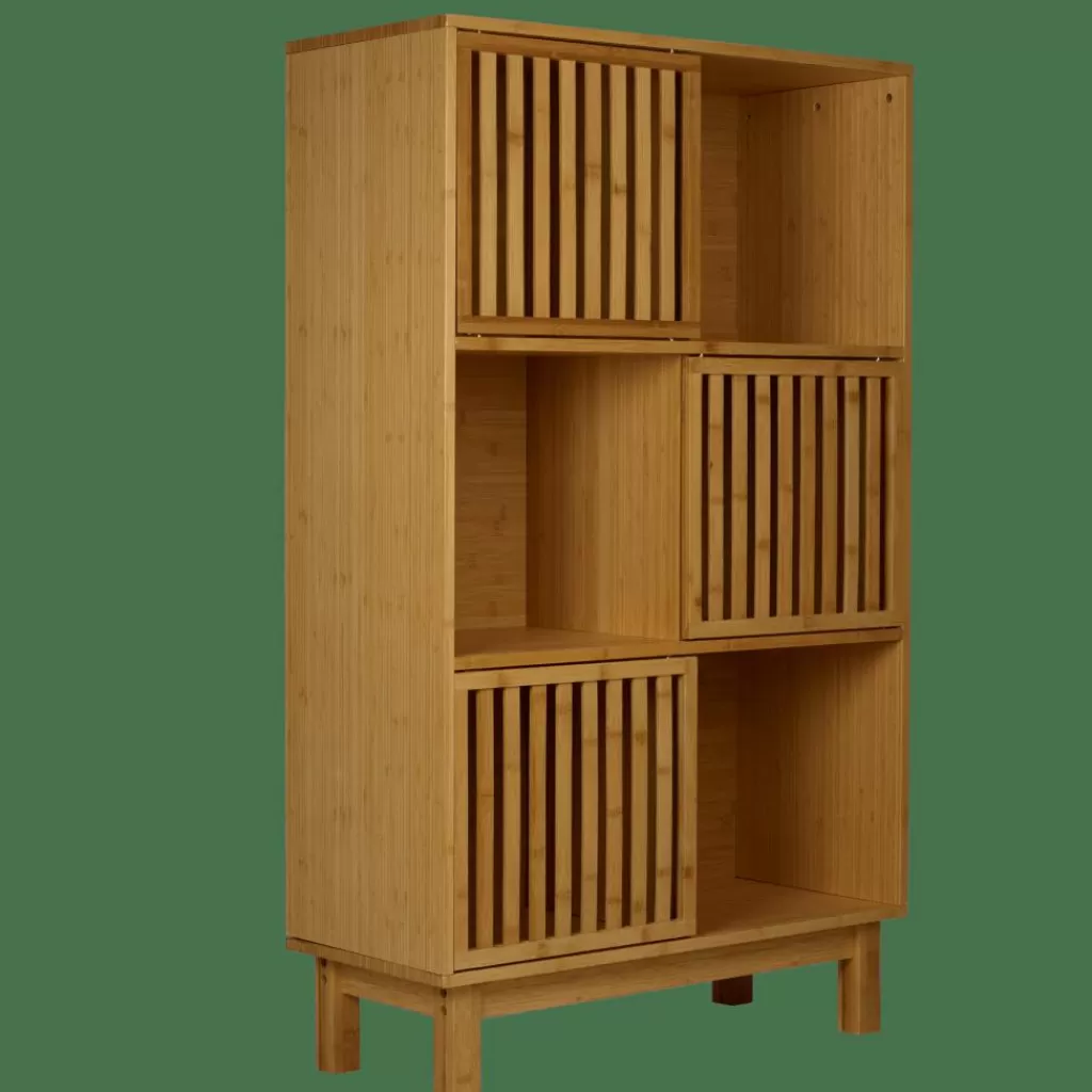 Best HELGE Armario Compartimentos Natural Cajoneras
