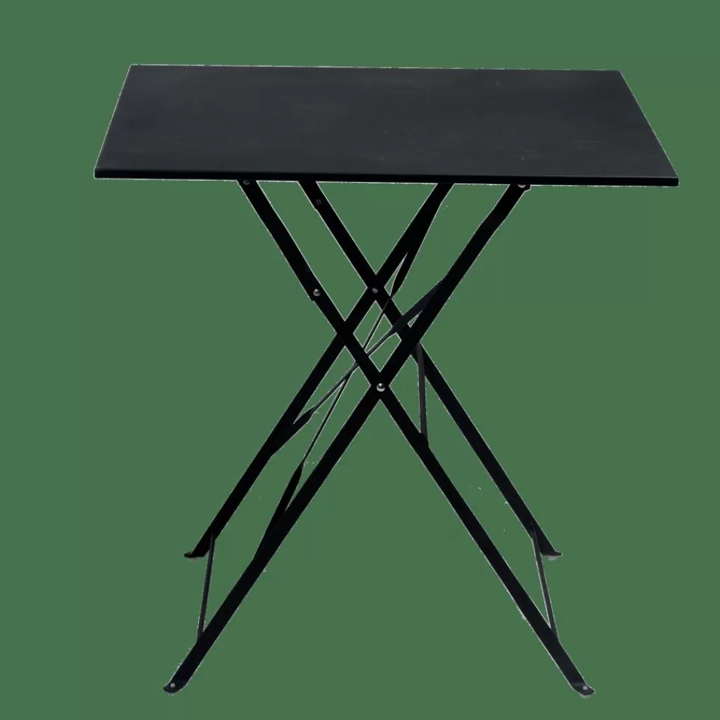 Discount IMPERIAL Mesa Plegable Cuadrado Negro Mesas De Bistro | Mesas De Jardín