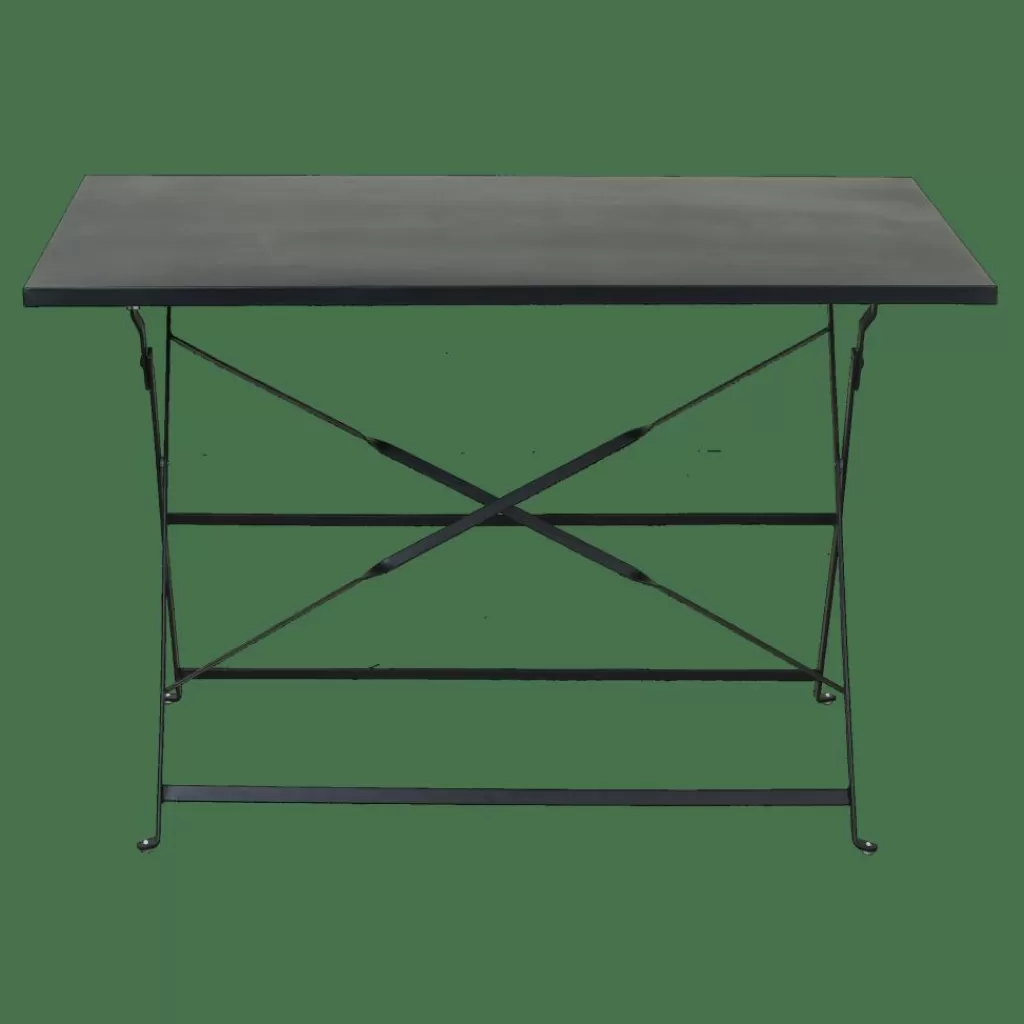 Best Sale IMPERIAL Mesa Plegable Rectangular Negro Mesas De Bistro | Mesas De Jardín