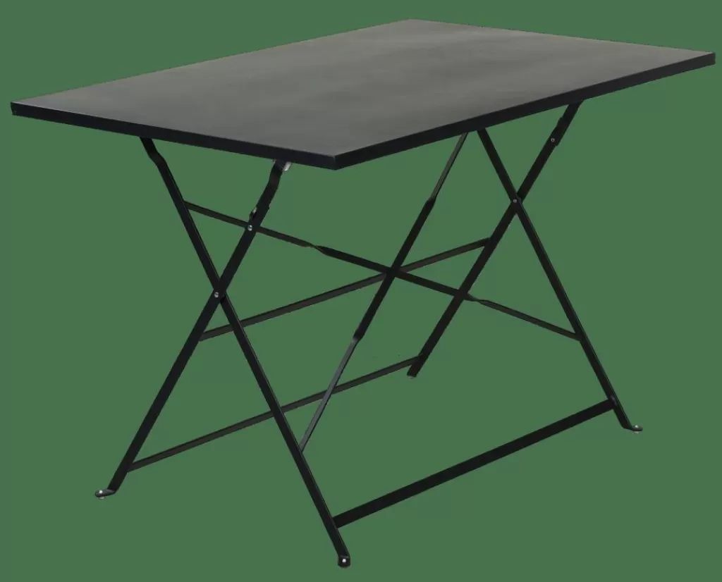 Best Sale IMPERIAL Mesa Plegable Rectangular Negro Mesas De Bistro | Mesas De Jardín