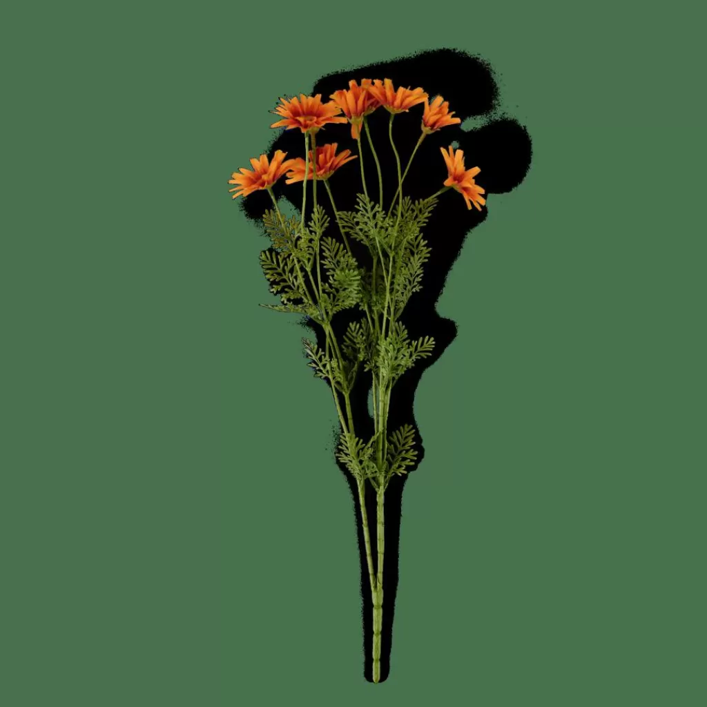 Hot INDI Naranja Flores Artificiales | Otoño