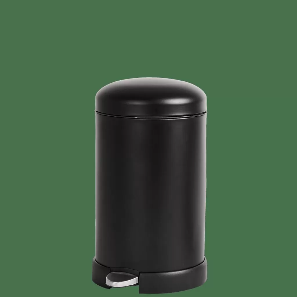 Best INDUSTRIA Cubo De Pedal 12 L Negro Cubos De Basura