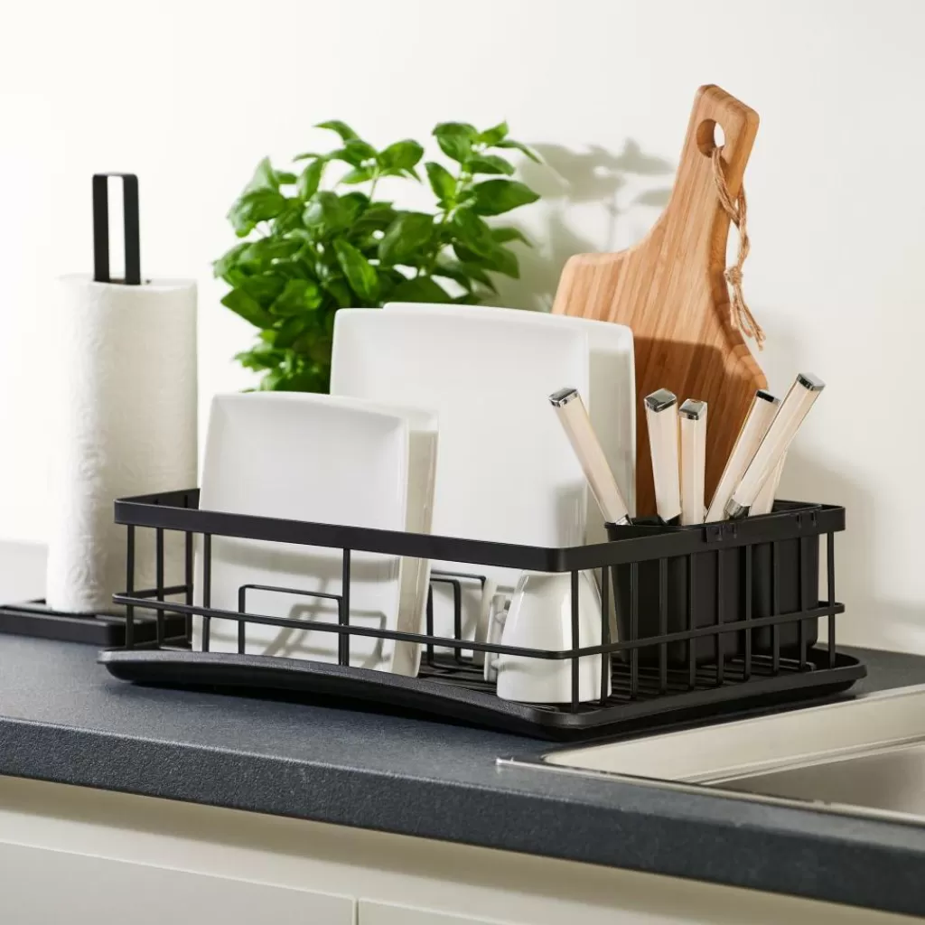Outlet INDUSTRIA Escurridor Negro Accesorios De Cocina