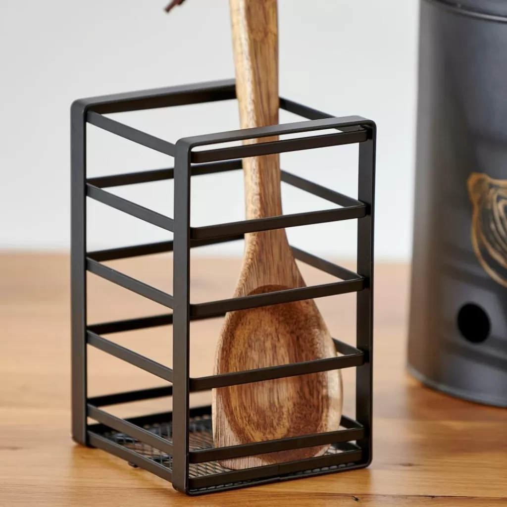 Discount INDUSTRIA Soporte Para Utensilios Negro Accesorios De Cocina
