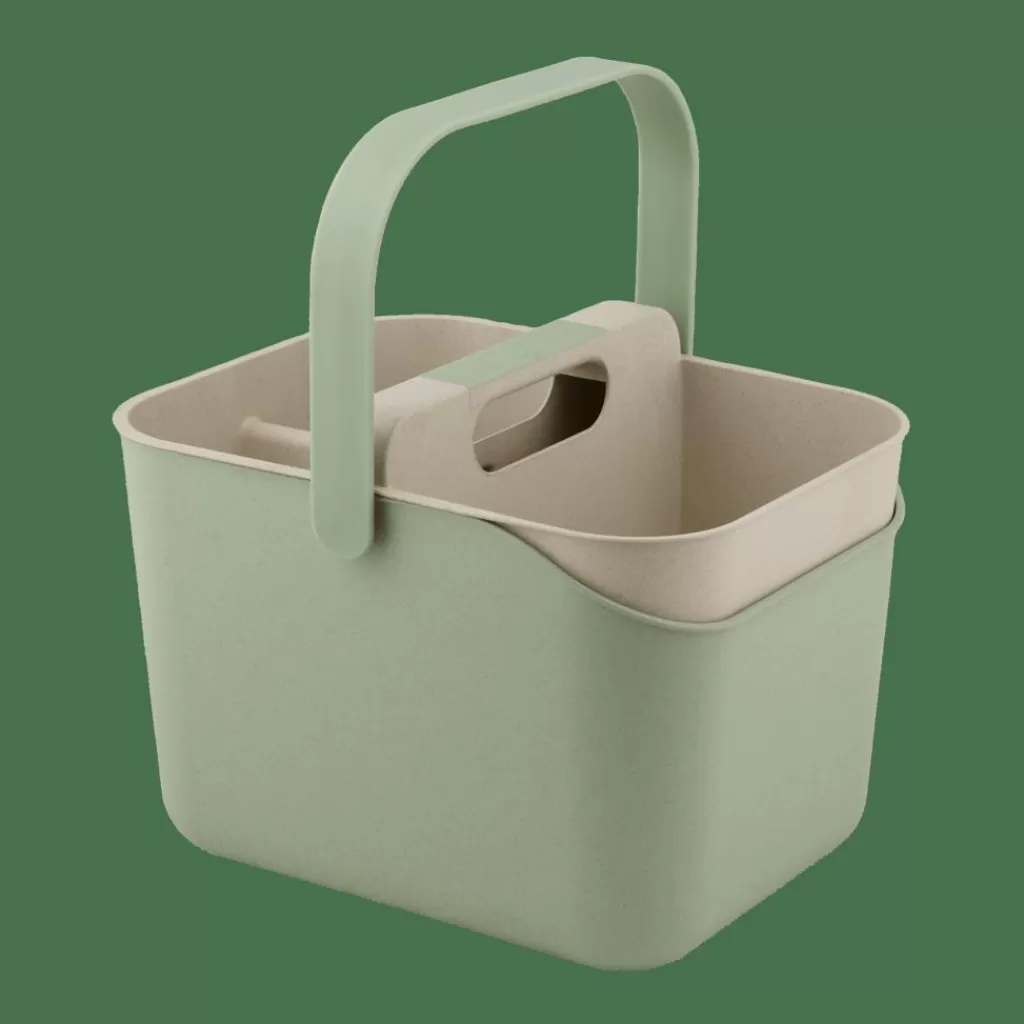 Best Sale JASMIN Cubo/organizador 2 En 1 Verde Limpiar