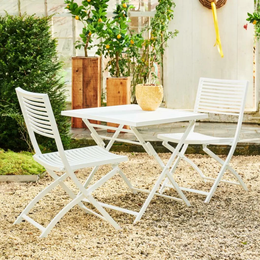 Store JESSE Blanco Conjuntos Para Balcon | Mesas De Bistro