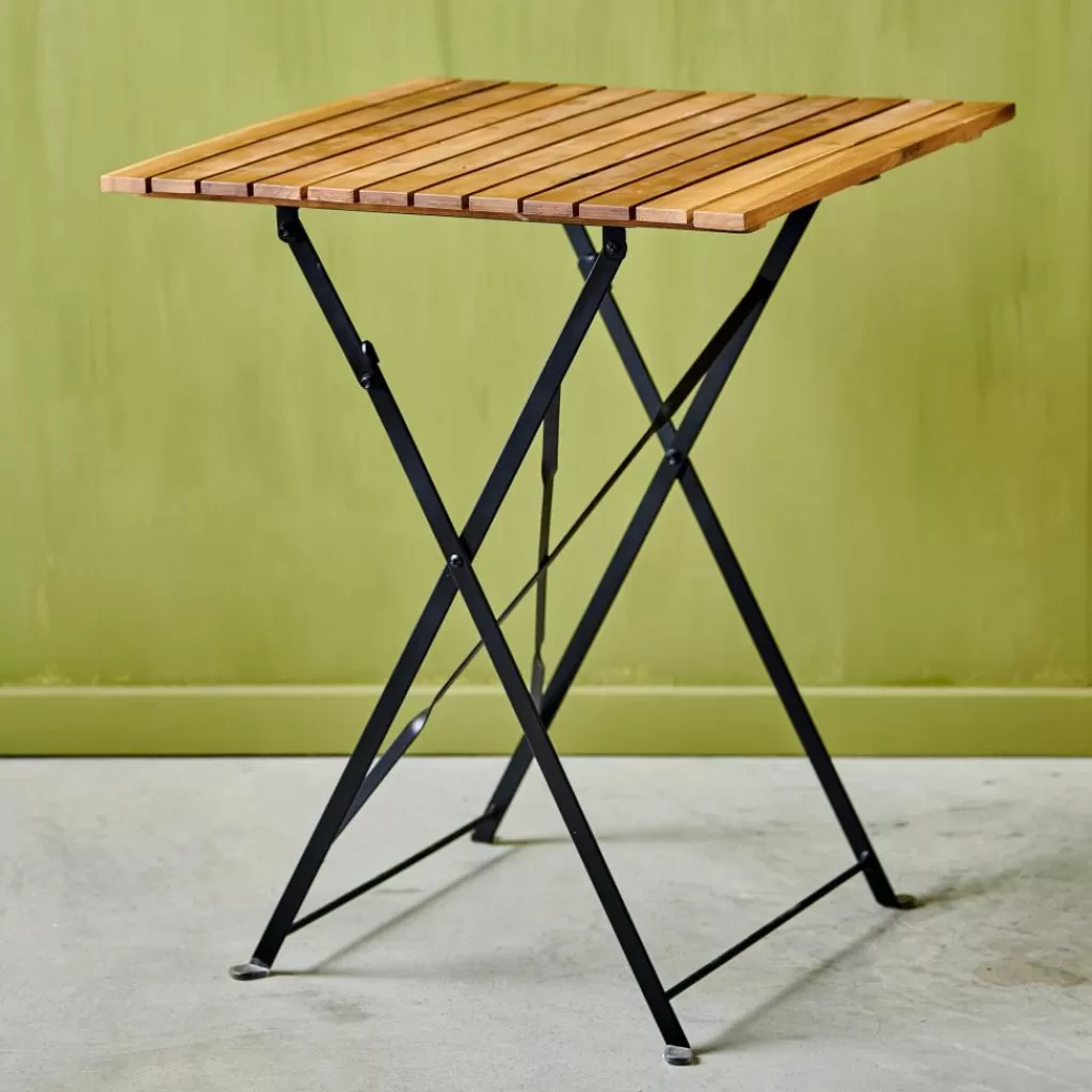 Store KAPAS Mesa Plegable Natural Mesas De Bistro | Mesas De Jardín