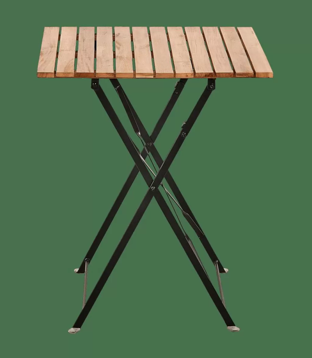 Store KAPAS Mesa Plegable Natural Mesas De Bistro | Mesas De Jardín