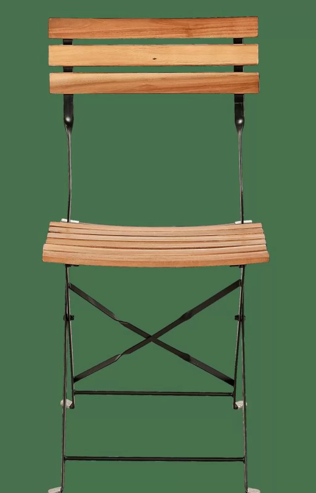 New KAPAS Silla Plegable Natural Sillas De Bistro | Sillas De Jardín
