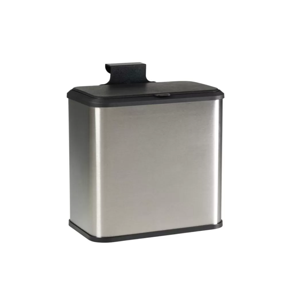 Hot KITCHEN Cubo De Basura Armario 5L Acero Inoxidable Cubos De Basura