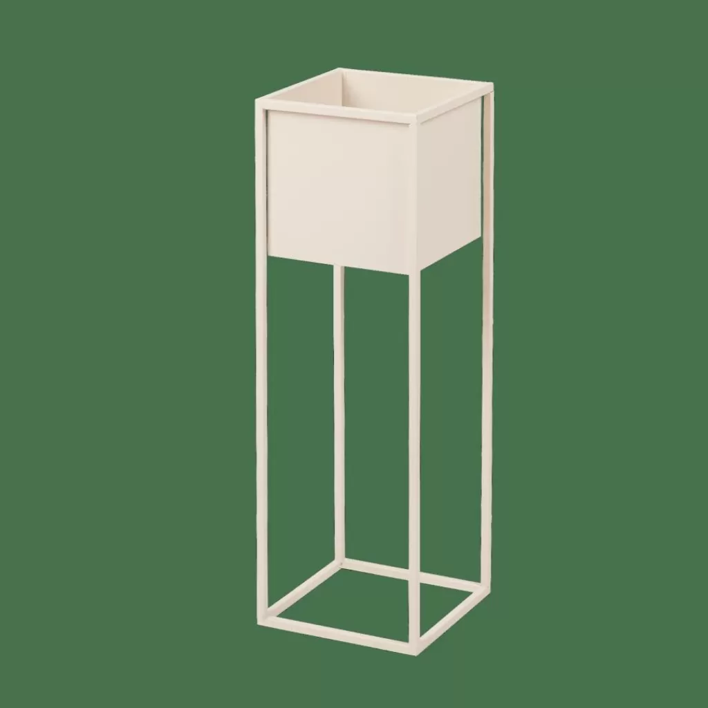Store LARGO Macetero Crema Soportes Para Plantas