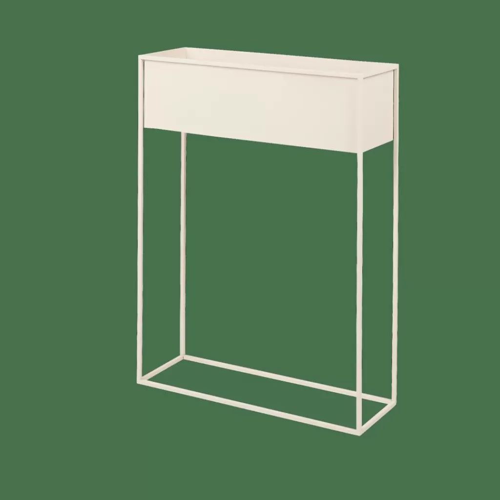 Discount LARGO Macetero Crema Soportes Para Plantas