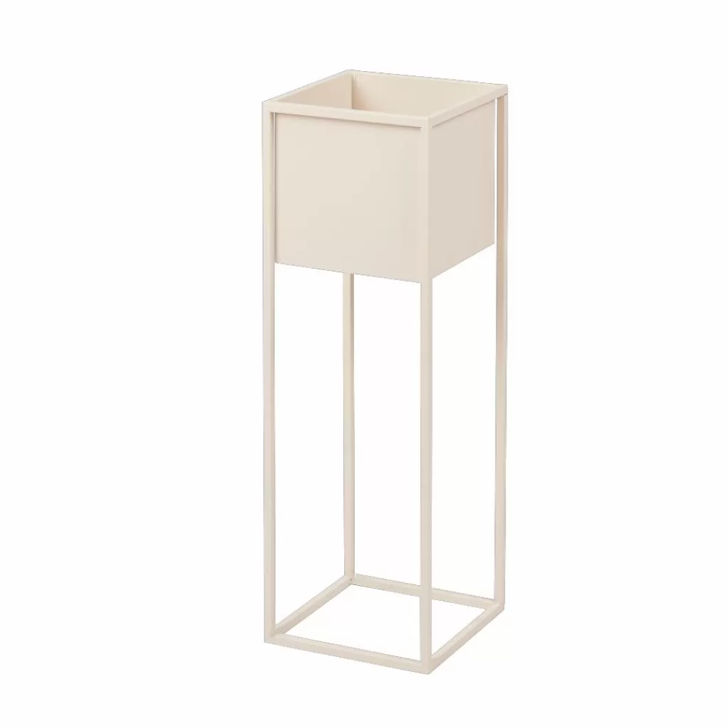 Discount LARGO Macetero Negro Soportes Para Plantas