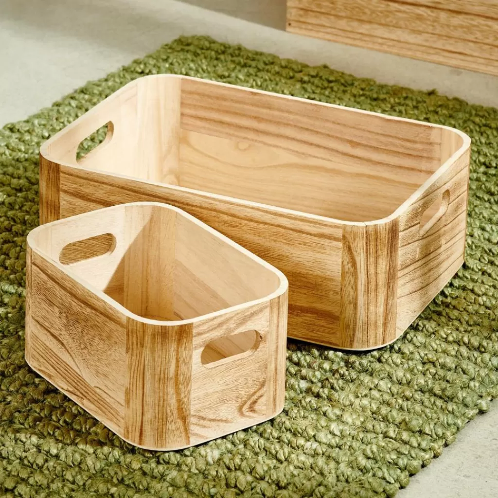 Sale LIGNO Cajita Natural Cajitas | Cajas De Almacenamiento