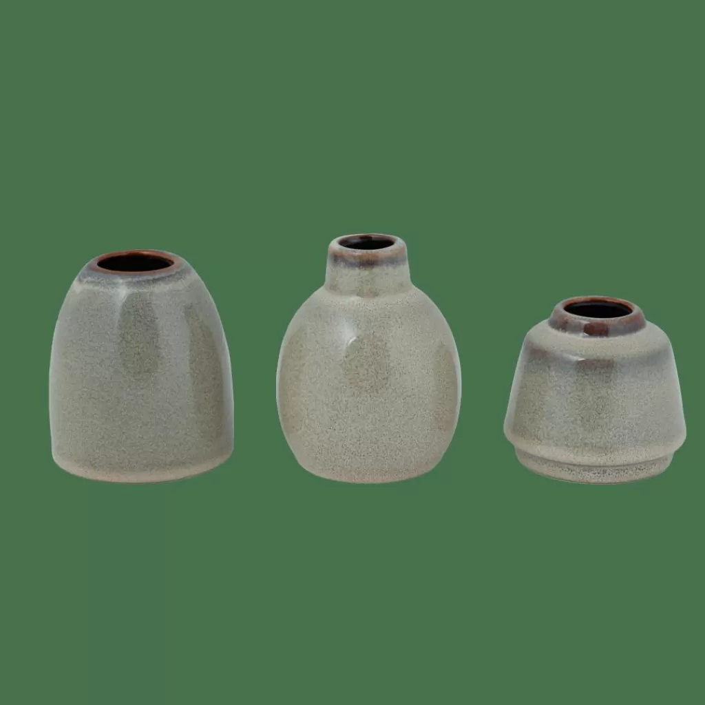 Hot LINDE Florero Taupe Floreros