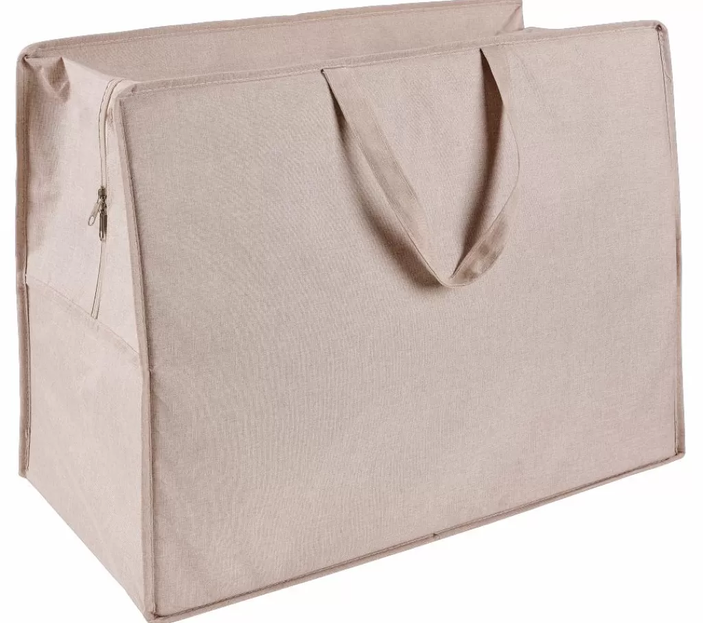 Best Sale LINOLUX Cesta De Almacenaje Gris Claro Cestas De Cajonera