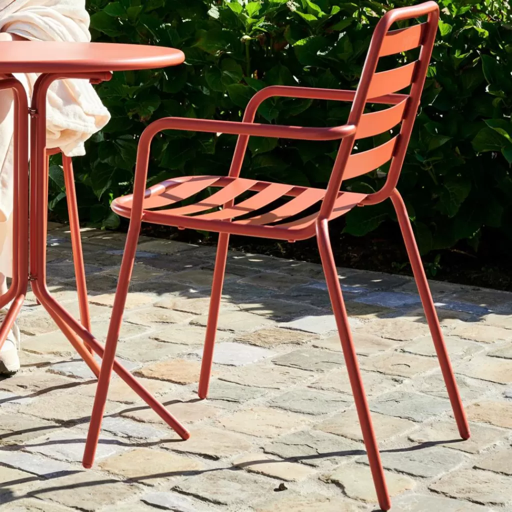 Outlet LIVA Terracota Sillas De Bistro | Sillas De Jardín