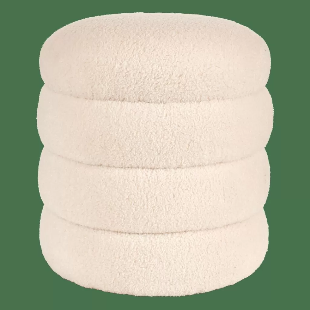 Fashion LOBBY Puf Blanco Apagado Otoño | Pufs