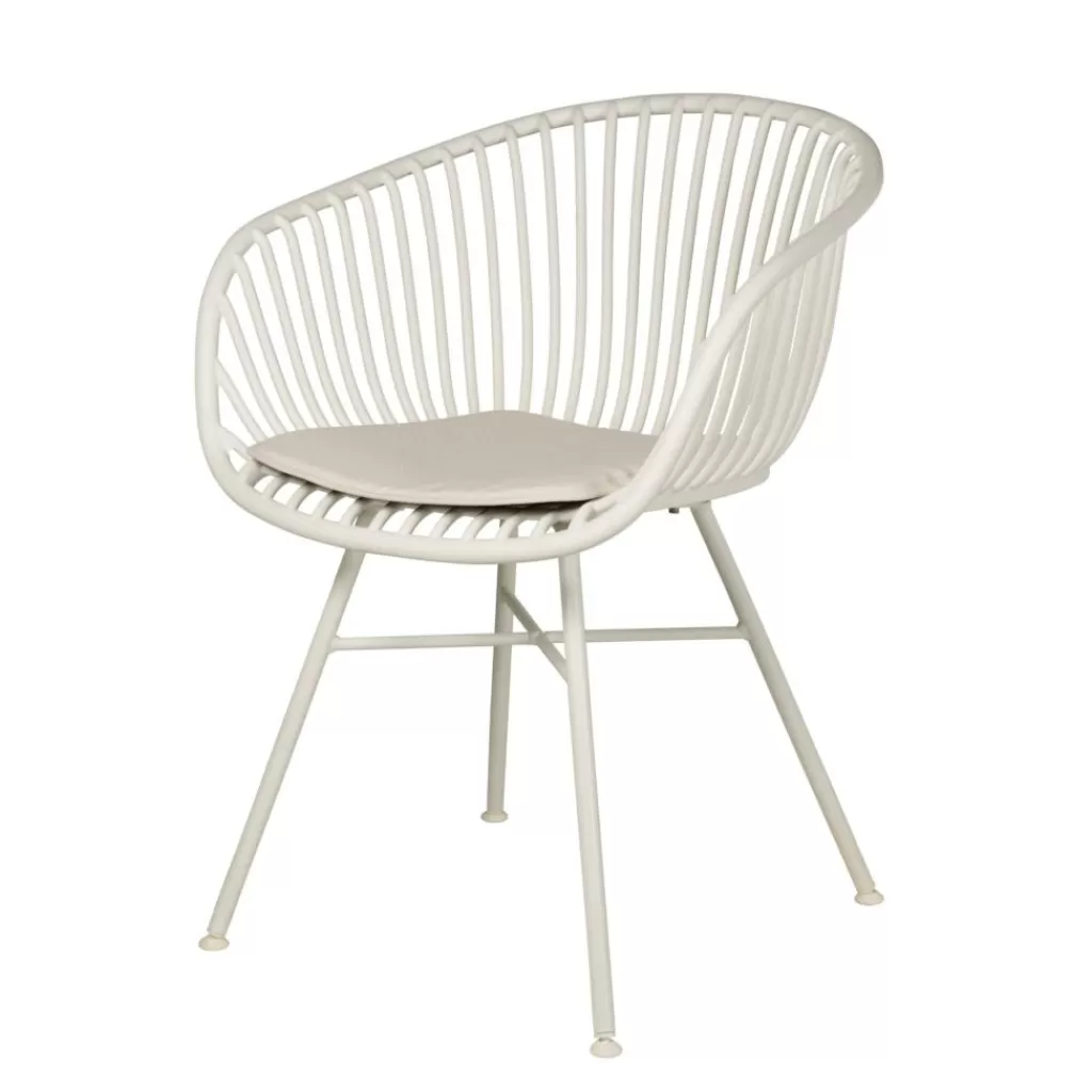 Best Sale LOIC Silla Blanco Sillas De Jardín