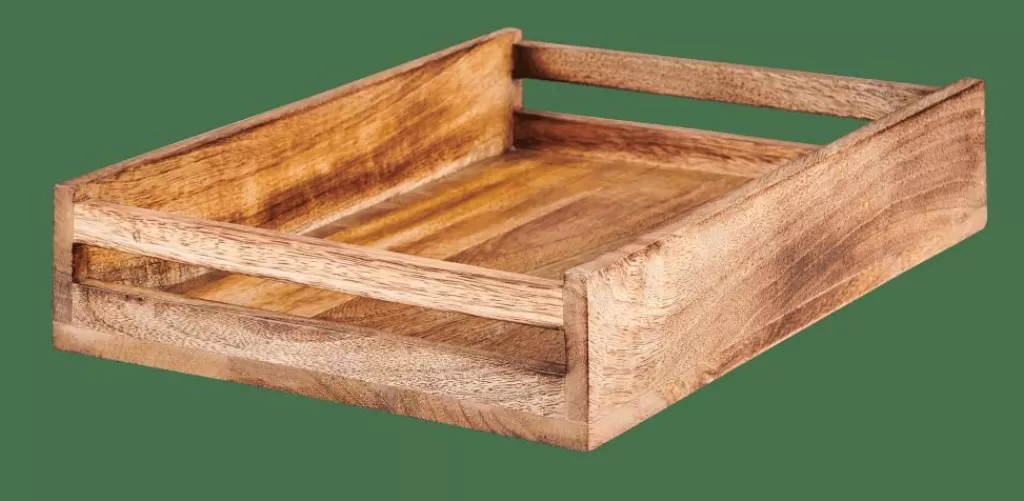 Clearance MANGO Cajita Baja Natural Cajitas