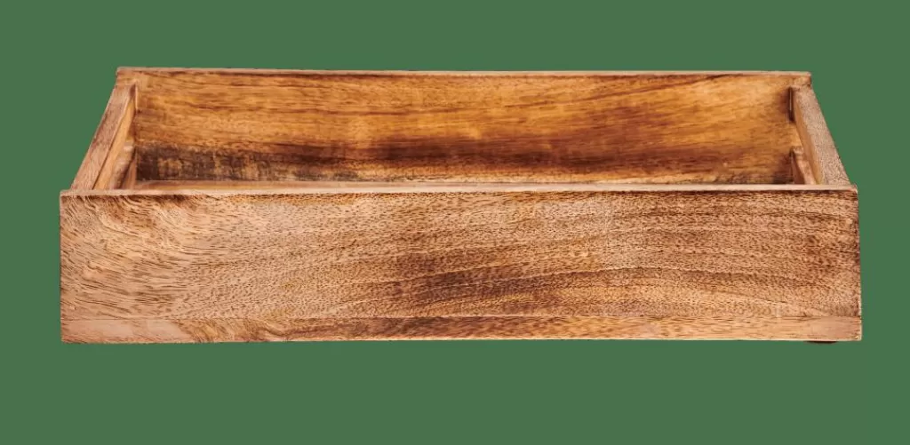 Clearance MANGO Cajita Baja Natural Cajitas