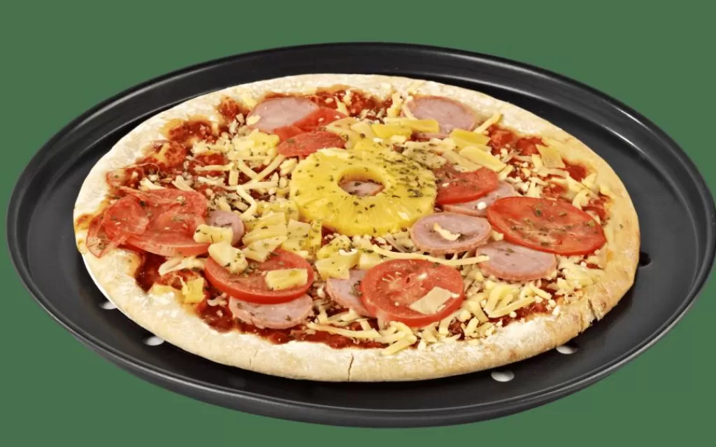 Hot MARGARITHA Bandeja De Pizza Para El Horno Gris Oscuro Moldes