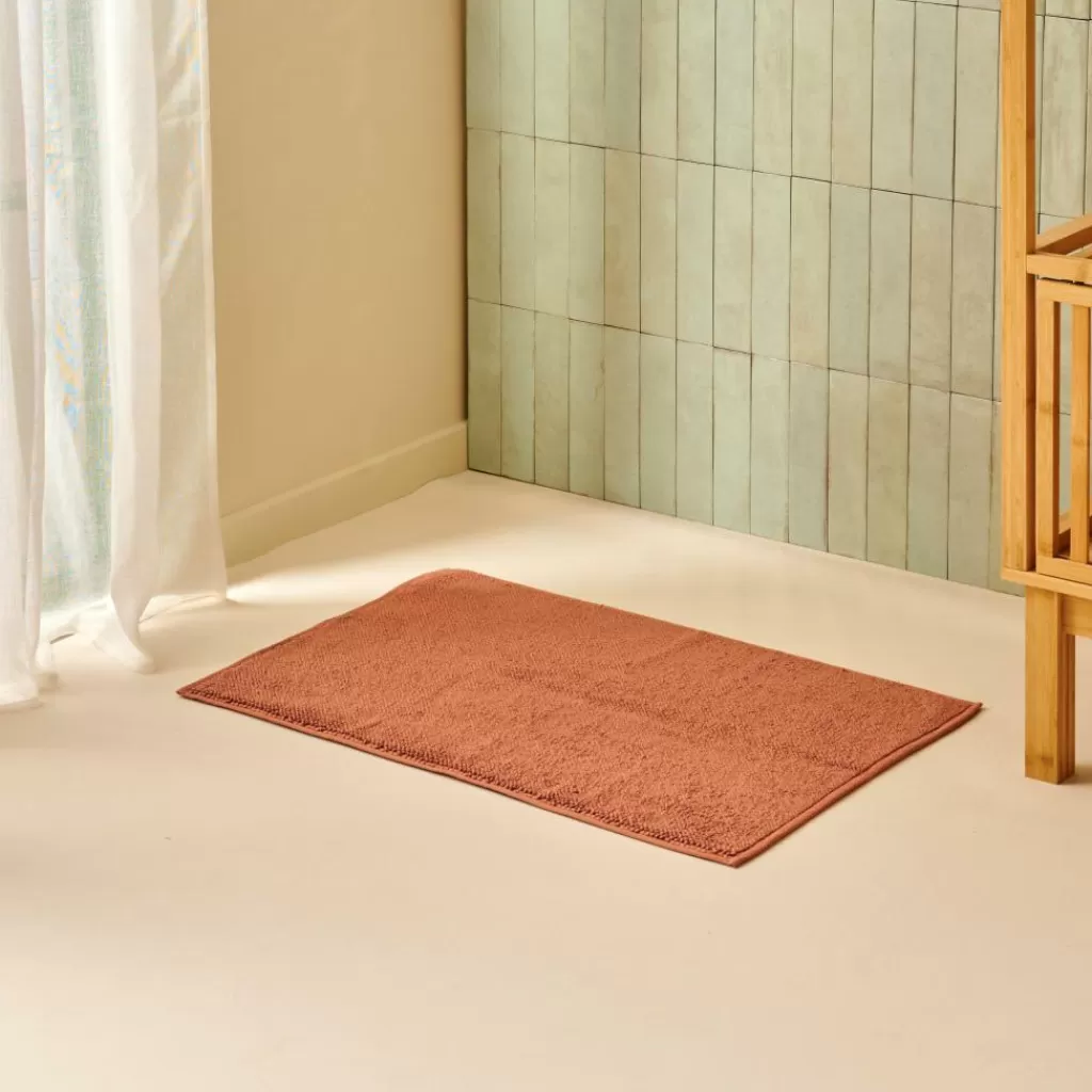 Store MINERAL Alfombra De Baño Terracota Alfombras De Baño