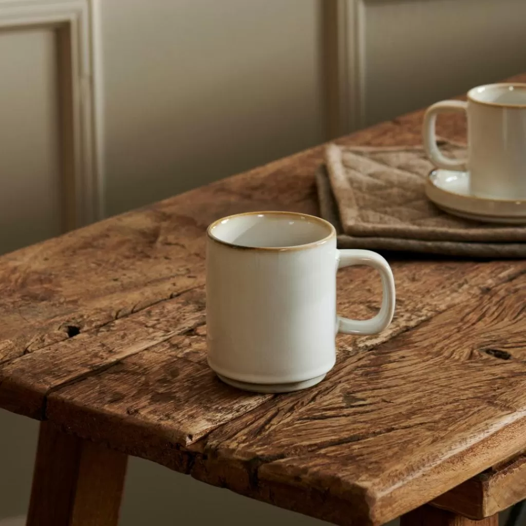 Shop MINERAL MARBLE Taza Con Asa 30 CL Blanco Tacitas