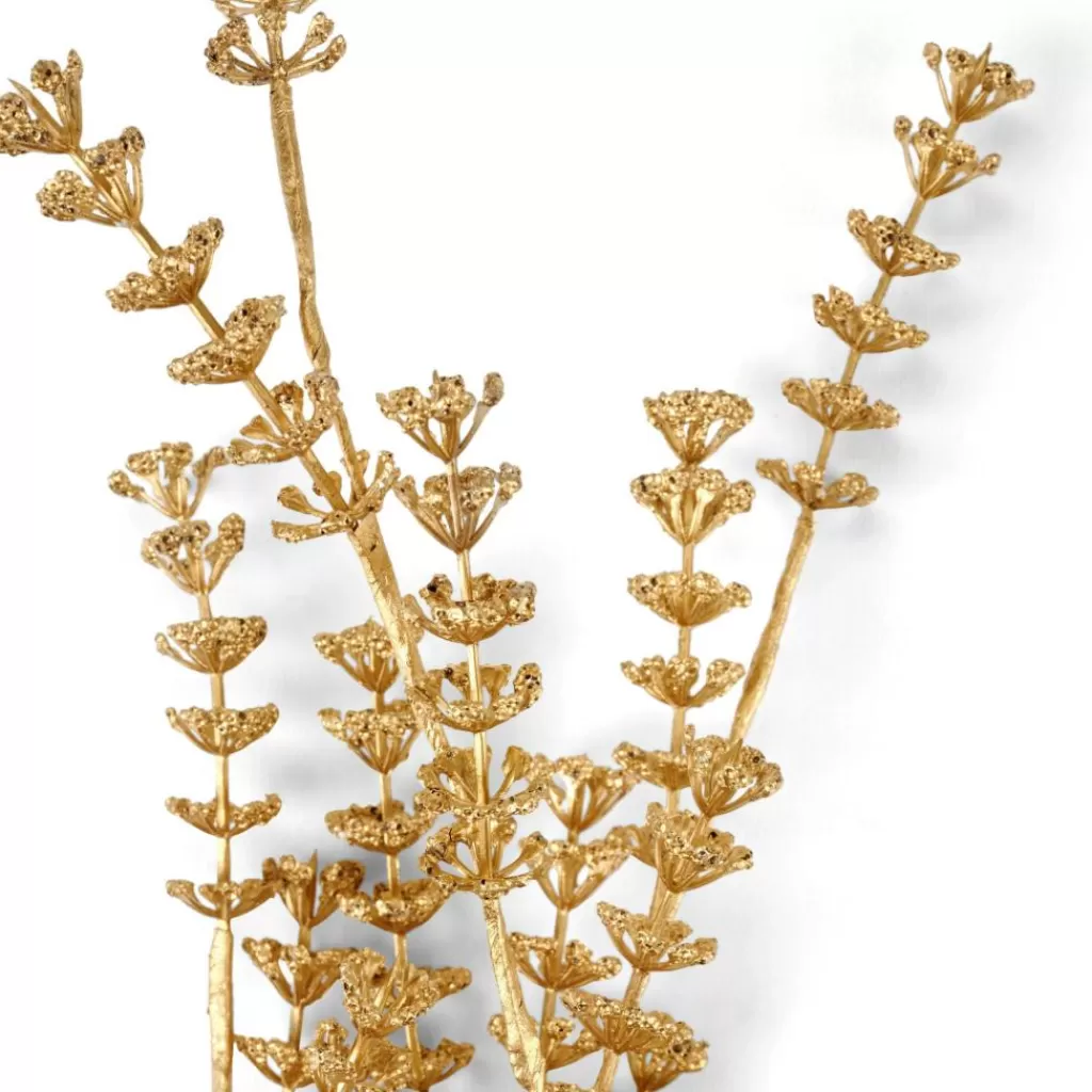 Cheap MOTHERWORT Rama De Hierba Dorado Ramos Artificiales | Otoño