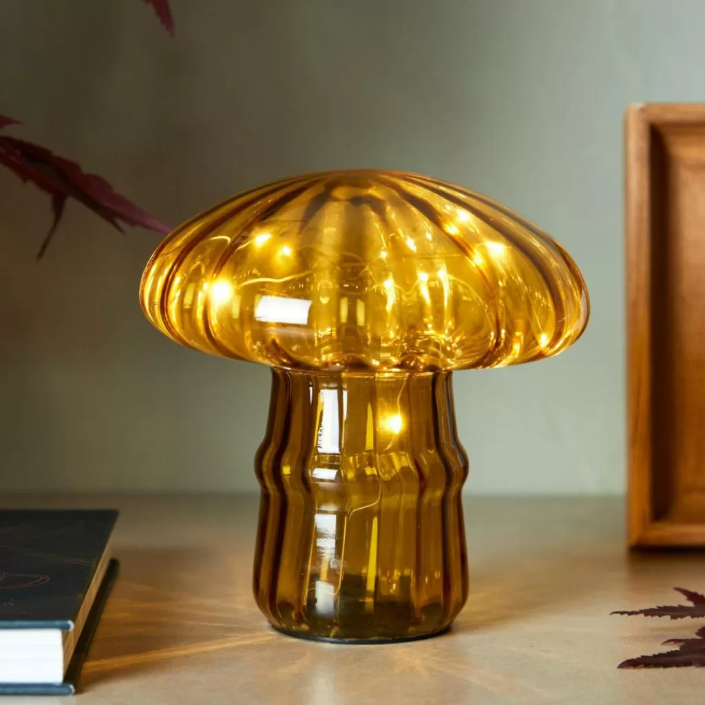Shop MUSHRO Lámpara Decorativa Amarillo Otoño | Lamparas De Mesa