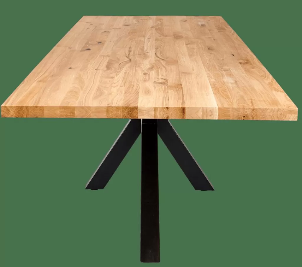 Outlet NEW OAK Negro Mesa De Comedor