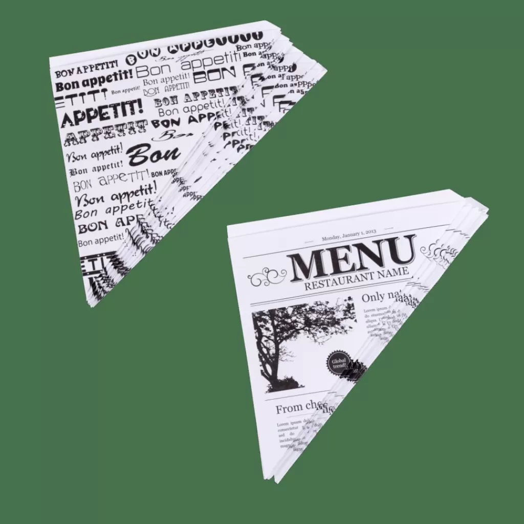 Discount NJAM Cucuruchos Juego De 10 Negro, Blanco Aperitivo Y Tapas
