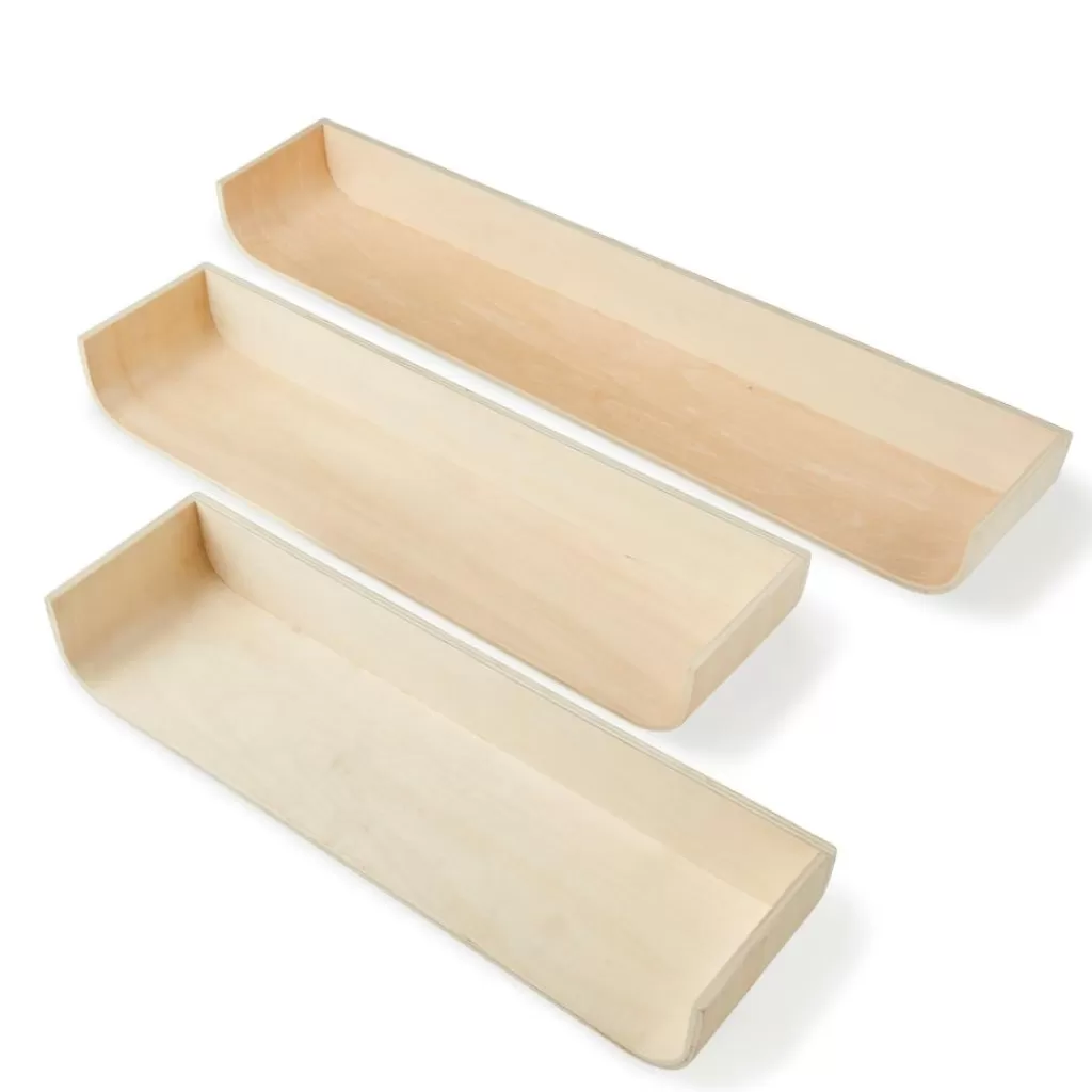 Best Sale NOMA Estantería Para Colgar S/3 Natural Estanterías