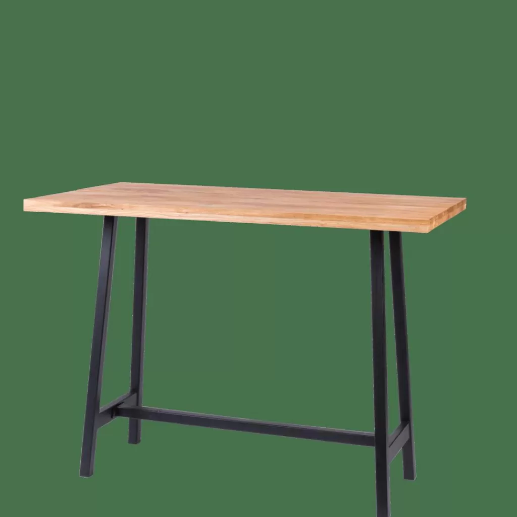 New OAK SPLIT Mesa De Bar Natural Mesas De Bar