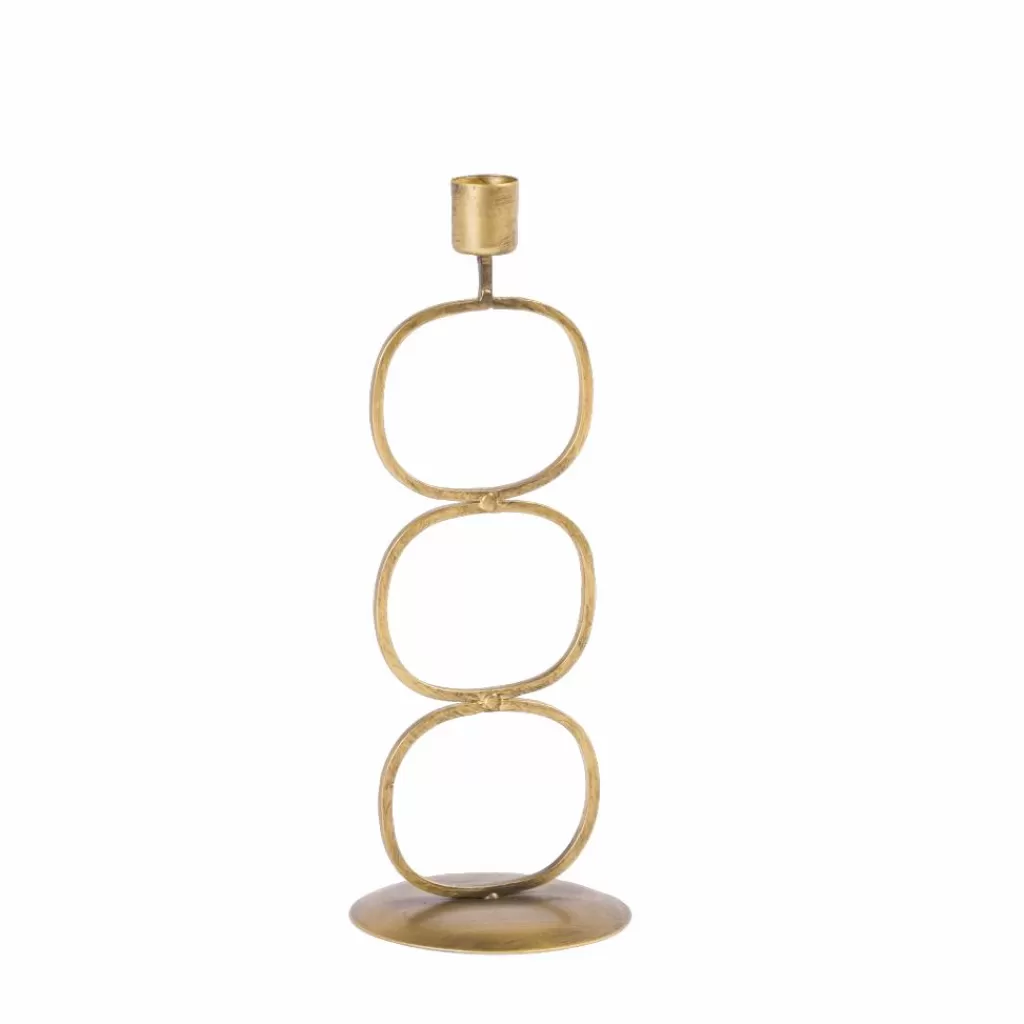 Sale OVAL Soporte Para Vela Pequeña Bronceado Soprortes Para Velitas