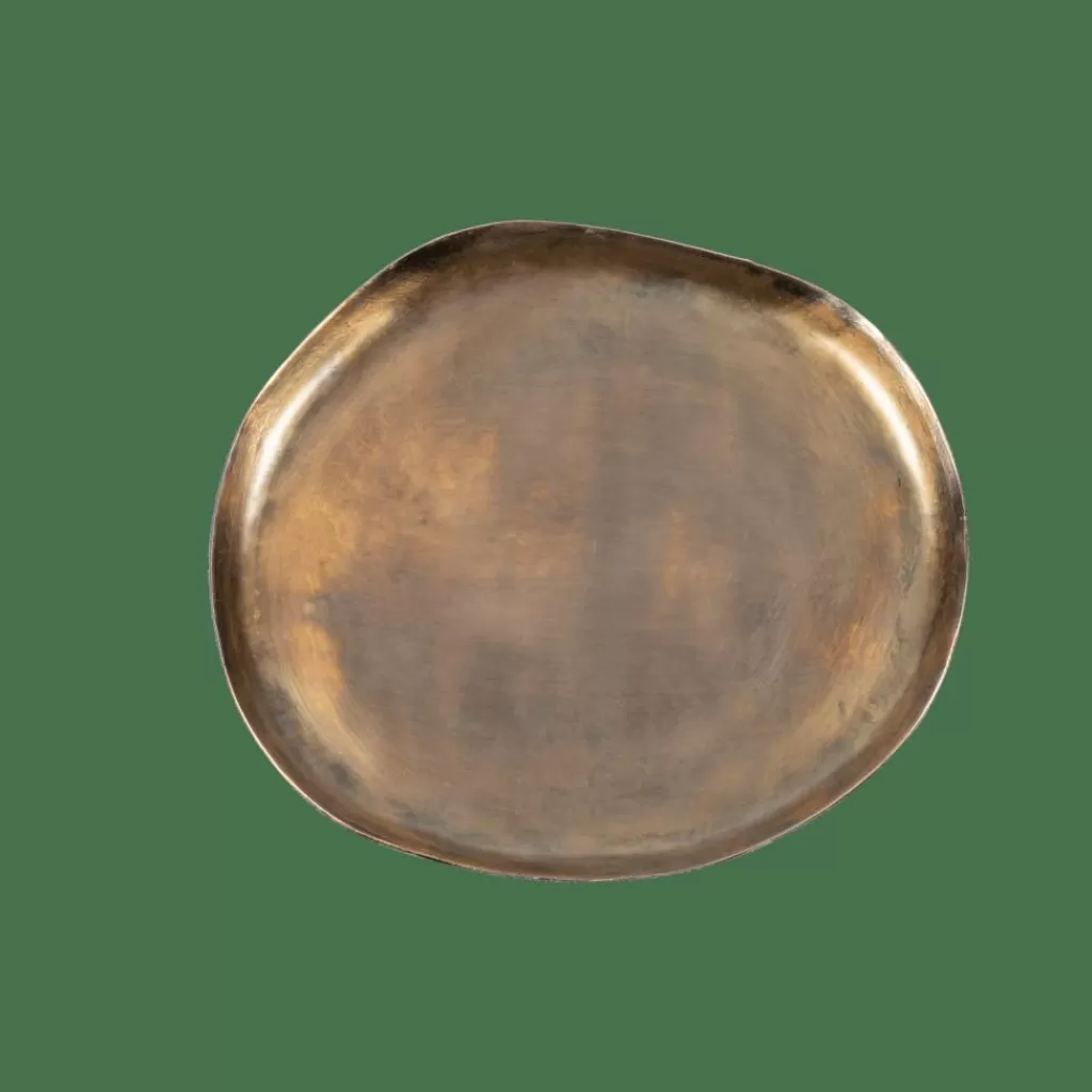Sale OVALS Bandeja Para Presentar Dorado Fuentes Decorativas